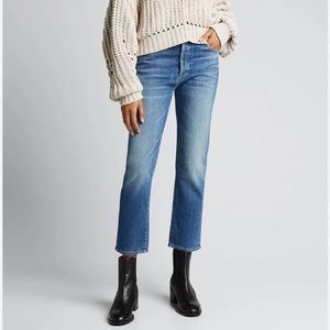 Mother Denim The Scrapper Ankle Jeans in Cowboys Don't Cry size 31